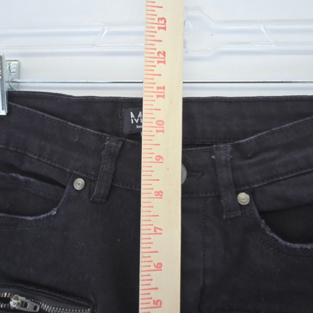Boohoo Black Distressed Skinny Jeans for Men - Picture 10 of 16
